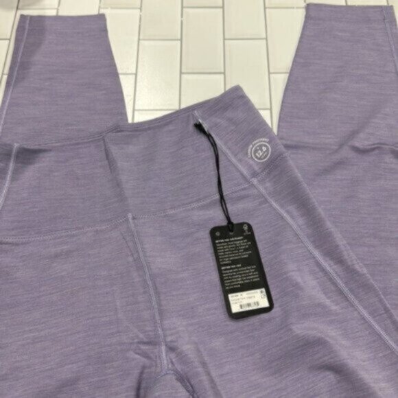 NWT Allbirds Women's Purple The Gym Natural Flow Legging Pants Size XS - Picture 2 of 3